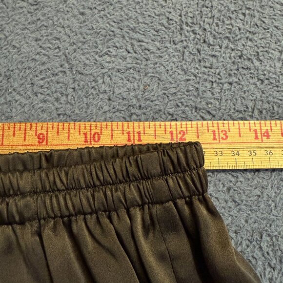 Vtg Melinda Phillips Sz S/M Asian Theme Brown Silk Two-Piece Patchwork **READ** - Picture 8 of 10